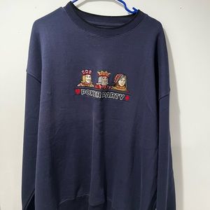 Woodland Poker party crew neck XXl